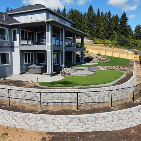 Oregon Block Rotation Retaining Walls - Oregon Block