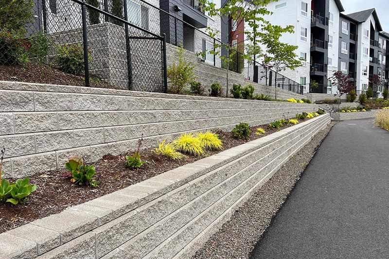 Oregon Block retaining wall