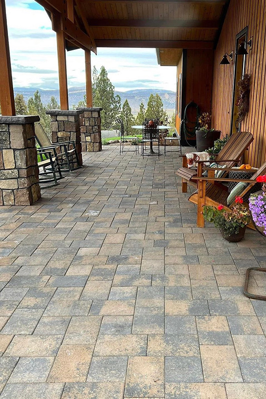 Oregon Block patio