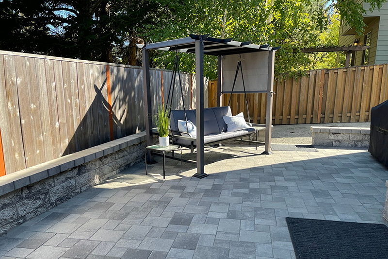 Oregon Block patio