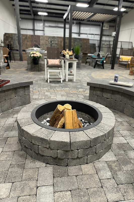 Oregon Block fire pit