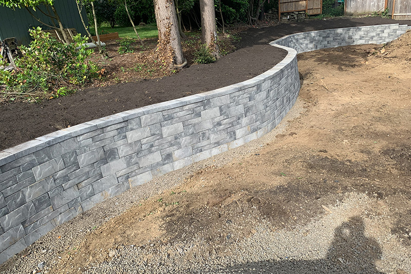 Oregon Block retaining wall