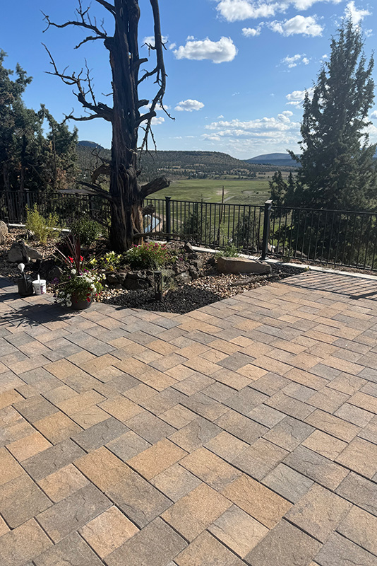 Oregon Block patio