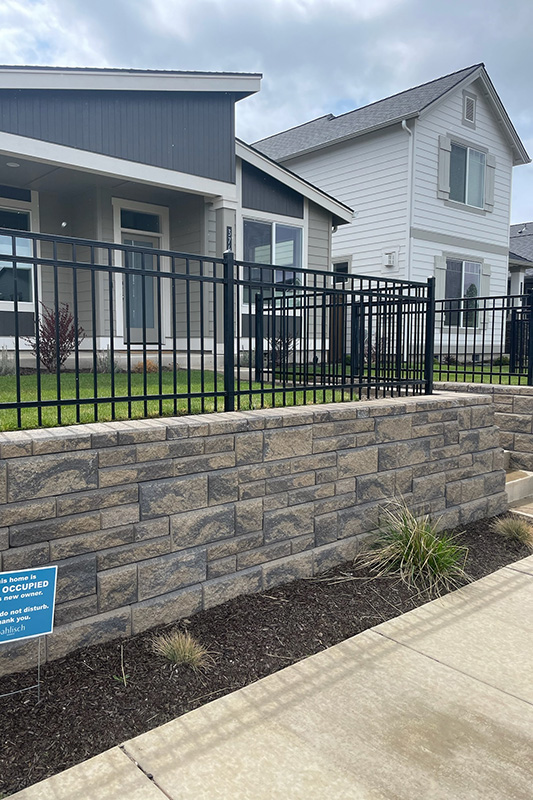 Oregon Block retaining wall