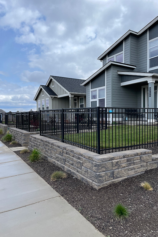 Oregon Block retaining wall