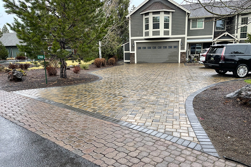 Oregon Block driveway