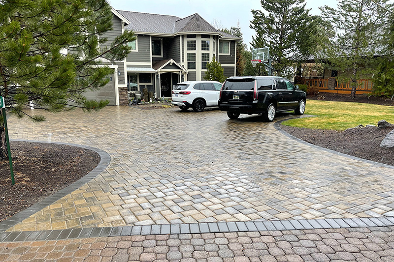 Oregon Block driveway