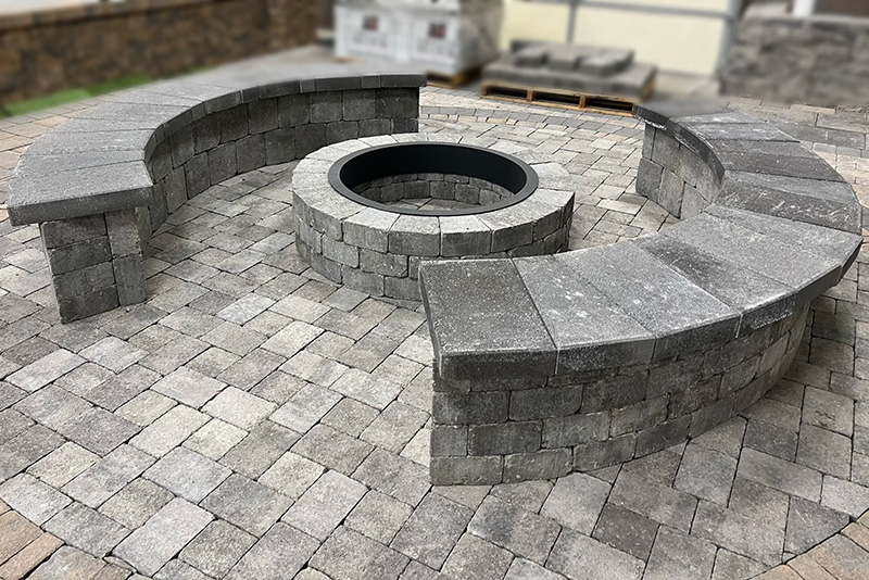 Oregon Block fire pit