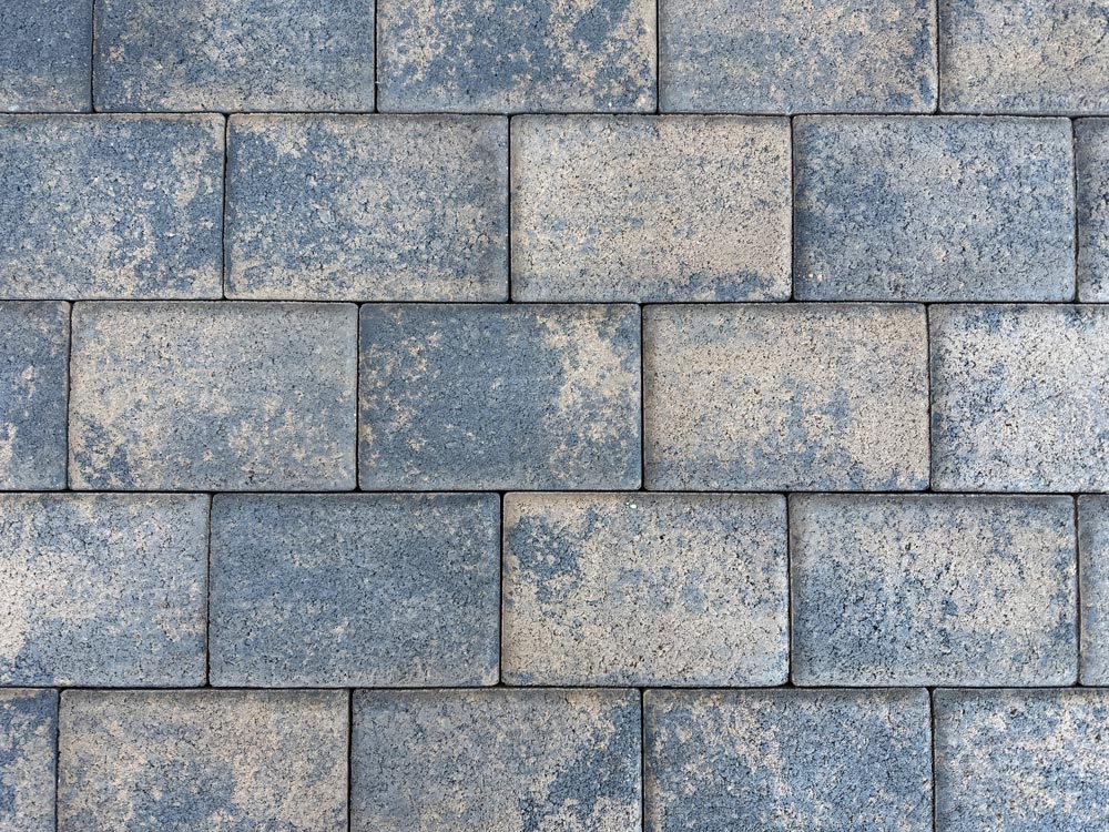 Ashlar paver in Rocky Mt. Blend color from Oregon Block